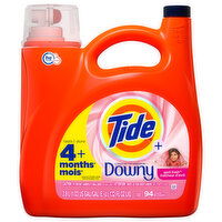 Tide + Detergent, Downy - 132 Fluid ounce 