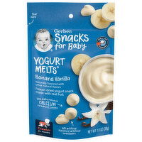 Gerber Yogurt Melts, Banana Vanilla, Crawler (8+ Months) - 1 Ounce 