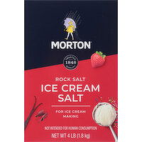 Morton Ice Cream Salt, Rock Salt - 4 Pound 