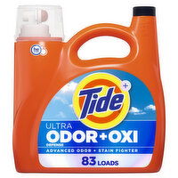 Tide Ultra Odor Defense Plus Oxi Liquid Laundry Detergent, 83 Loads - 117 Fluid Ounce