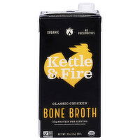Kettle & Fire Organic Classic Chicken Bone Broth - 32 Ounce