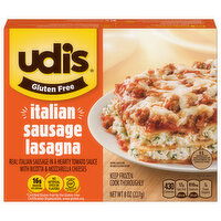 Udi's Lasagna, Gluten Free, Italian Sausage - 8 Ounce 