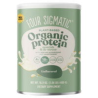 Four Sigmatic Plant-Based Organic Protein, Unflavored - 16.9 Ounce 