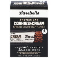 Barebells Protein Bar, Cookies & Cream - 4 Each