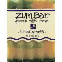 ZUM BAR Soap, Goat's Milk, Lemongrass - 3 Ounce 