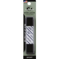 Griffin Shoe Laces, Sport, Black, 54 Inches - 1 Each 