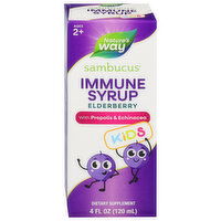 Nature's Way Immune Syrup, Sambucus, Kids, Elderberry, Ages 2+