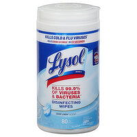 Lysol Disinfecting Wipes, Crisp Linen Scent - 80 Each 