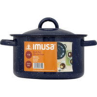 Imusa Stock Pot, Enamel, 4 Quart - 1 Each 