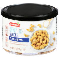 Brookshire's Roasted Salted Whole Cashews - 8.5 Ounce 