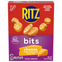 RITZ Bits Cheese Sandwich Crackers, Snacks for Kids and Adults, Lunch Snacks - 8.8 Ounce 