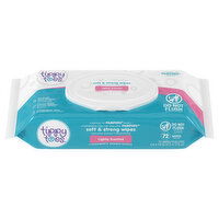 Tippy Toes Wipes, Soft & Strong, Lightly Scented - 72 Each 