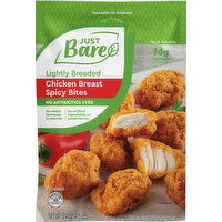 Just Bare Chicken Breast Spicy Bites, Lightly Breaded - 24 Ounce 