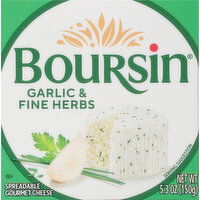 Boursin® Garlic & Fine Herbs Gourmet Cheese - 5.3 Ounce 