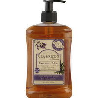 A La Maison Liquid Soap, for Hand & Body, Lavender Aloe - 16.9 Ounce 