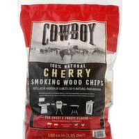 Cowboy Smoking Wood Chips, Cherry