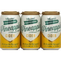 Austin Eastciders Cider, Pineapple - 6 Each 