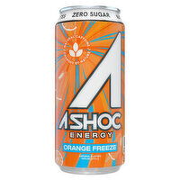 A Shoc Energy Drink, Orange Freeze - 16 Fluid ounce 