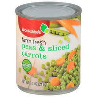 Brookshire's Farm Fresh Peas & Sliced Carrots - 8.5 Ounce 