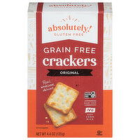 Absolutely! Gluten Free Crackers, Grain Free, Original - 4.4 Ounce 