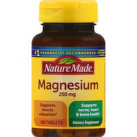 Nature Made Magnesium, 250 mg, Tablets - 101 Each 