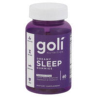 Goli Nutrition Dreamy Sleep, Melatonin 5 mg, Gummies - 60 Each 