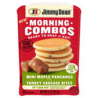 Jimmy Dean Morning Combos, Mini Maple Pancakes and Turkey Sausage Bites