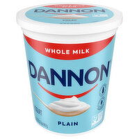 Dannon Yogurt, Whole Milk, Plain