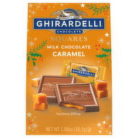 Ghirardelli Milk Chocolate, Caramel, Squares - 1.06 Ounce 