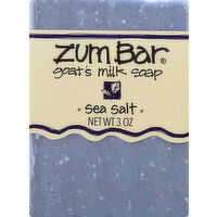 ZUM BAR Soap, Goat's Milk, Sea Salt - 3 Ounce 