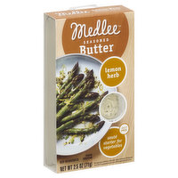 Medlee Butter, Seasoned, Lemon Herb - 2.5 Ounce 