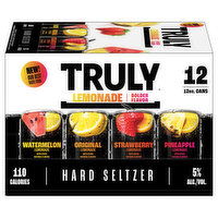 Truly Hard Seltzer, Lemonade - 12 Each 