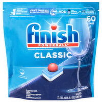 Finish Dishwasher Detergent, Classic, Automatic, Tabs - 60 Each 