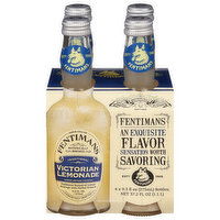 Fentimans Soda, Victorian Lemonade, Traditional - 4 Each 