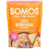 Somos Refried Beans, Spicy - 10 Ounce 