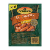 Eckrich Li'l Smokies Cheddar Cocktail Smoked Sausage Links - 12 Ounce 