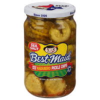 Best Maid Pickle Chips, Habanero, Fresh Pack - 24 Fluid ounce 