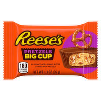 Reese's Milk Chocolate & Peanut Butter, Pretzels, Big Cup - 1.3 Ounce 