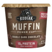 Kodiak Muffin, Double Dark Chocolate, Protein Packed