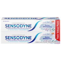 Sensodyne Toothpaste, Extra Whitening, Twin Value Pack - 2 Each 