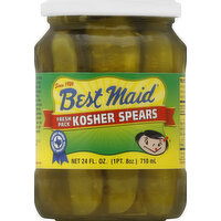 Best Maid Kosher Spears, Fresh Pack - 24 Ounce 