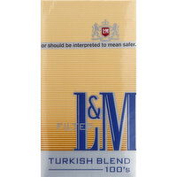 L M Cigarettes, Filter, Turkish Blend, 100's - 20 Each 