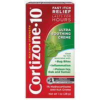 Cortizone-10 Anti-Itch Creme, Ultra Soothing Creme, Maximum Strength