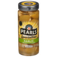 Pearls Pickles, Queen Olives, Hand-Stuffed, Garlic - 7 Ounce 