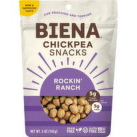 Biena Chickpea Snacks, Rockin' Ranch - 5 Ounce 