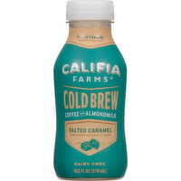 Califia Farms Coffee, with Almondmilk, Cold Brew, Salted Caramel - 10.5 Fluid ounce 