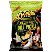 Cheetos Cheese Flavored Snacks, Flamin' Hot Dill Pickle, Crunchy - 2.875 Ounce 