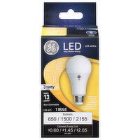 GE Light Bulb, LED A21, 3-Way, Soft White, 5/12/17 Watts - 1 Each 