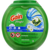 Gain Detergent, 3 in 1, Blissful Breeze, Pacs Capsules