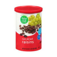 Food Club Sun-Dried Raisins - 20 Ounce 